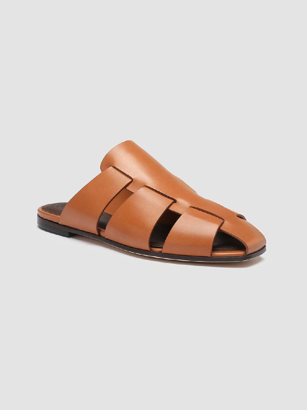 Officine Creative CUBA 001 Sabot In Pelle Rossa