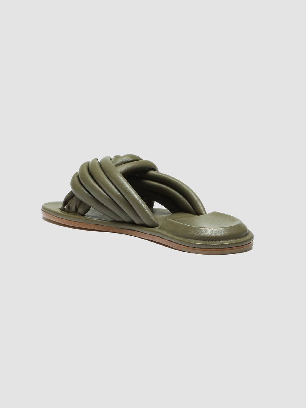 Officine Creative CYBILLE 004 Slide In Pelle Verde