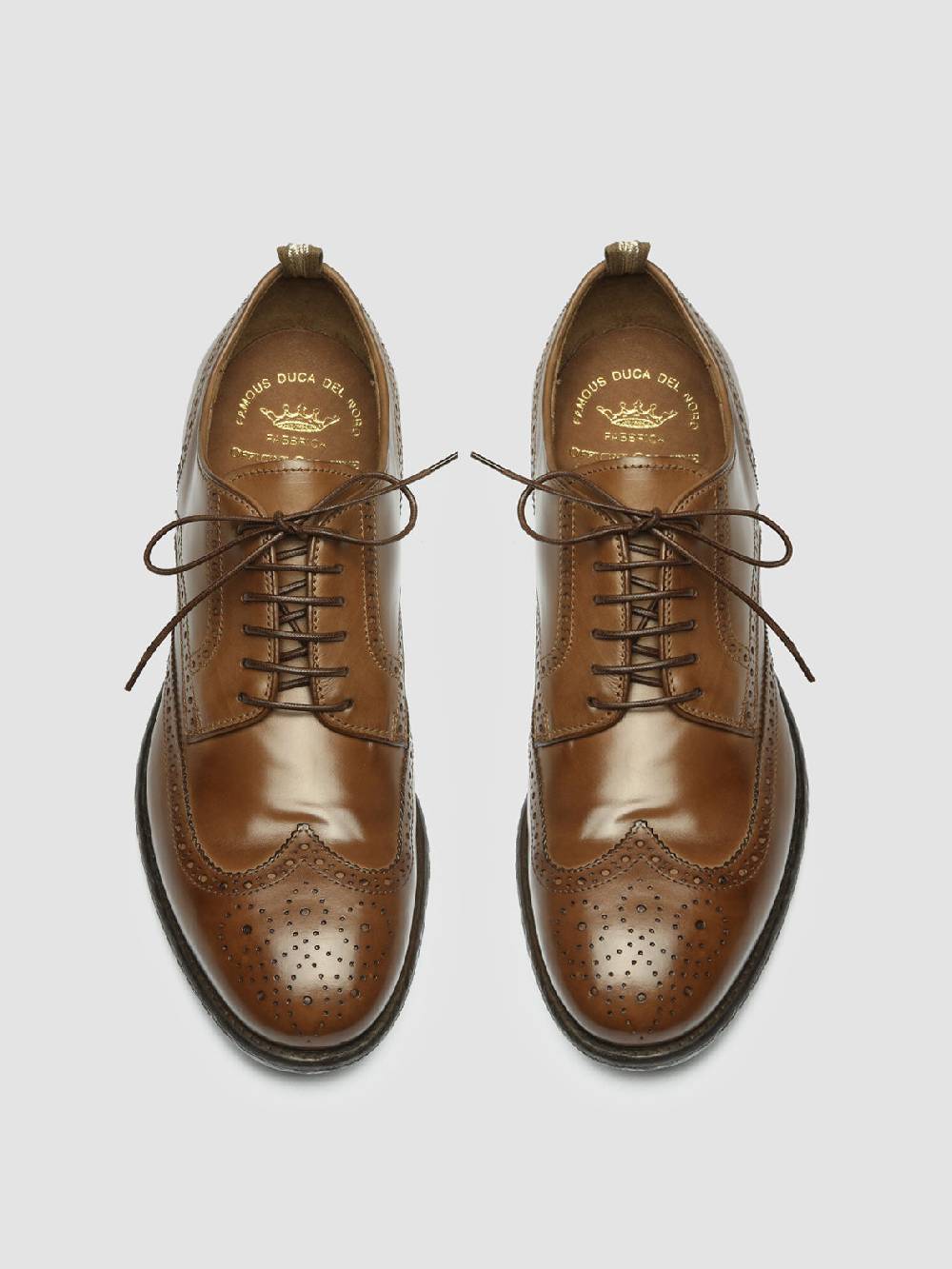 Officine Creative EMORY 015 Derby In Pelle Marrone