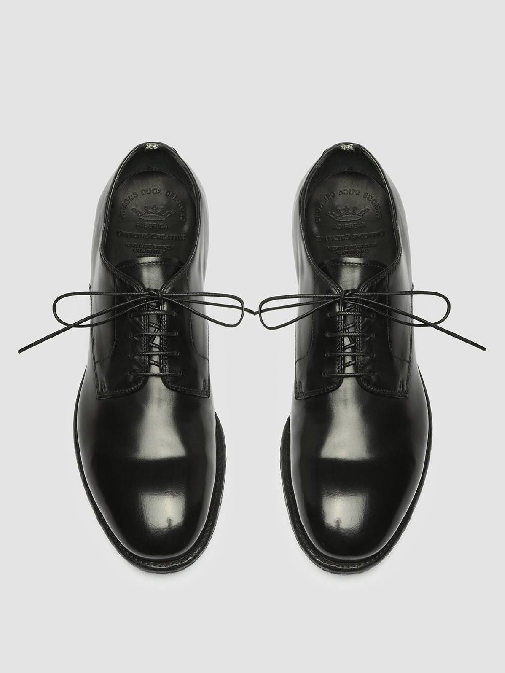 Officine Creative EMORY 022 Derby In Pelle Nera