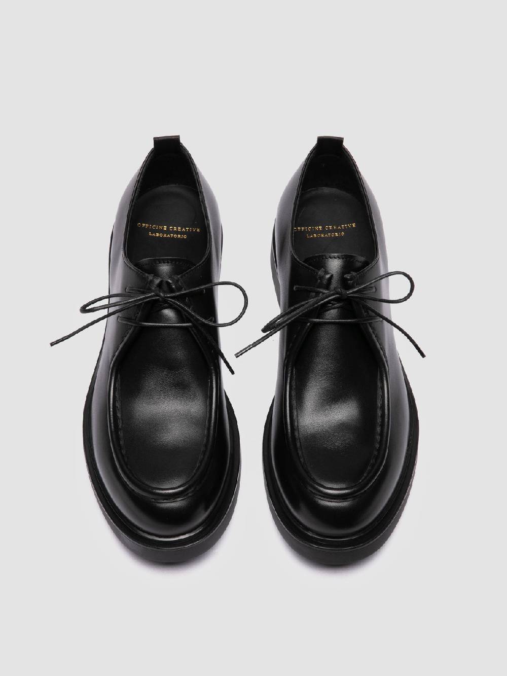Officine Creative ENGINEER 002 Derby In Pelle Nera