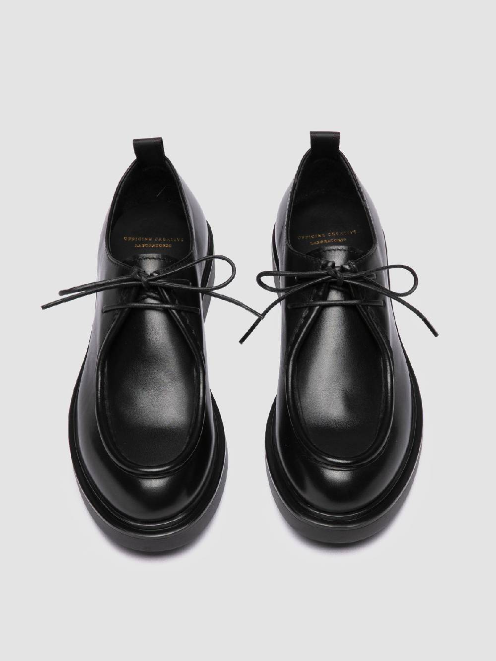 Officine Creative ENGINEER 102 Derby In Pelle Nera