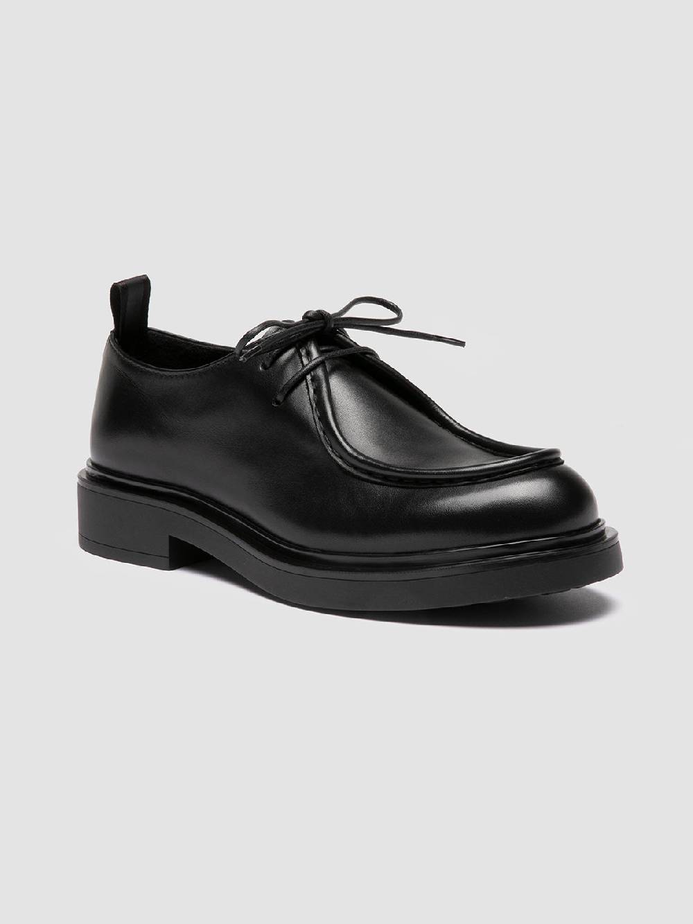 Officine Creative ENGINEER 102 Derby In Pelle Nera