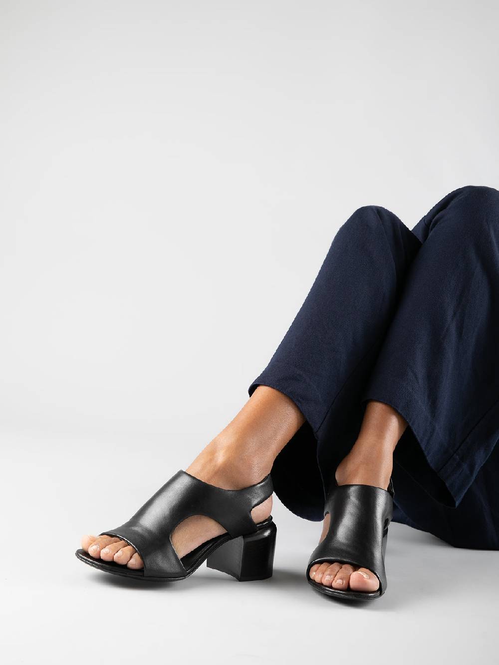 Officine Creative ETHEL 013 Sandali In Pelle Nera