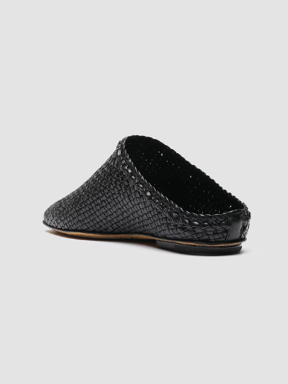Officine Creative FLOW 001 Sabot In Pelle Nera