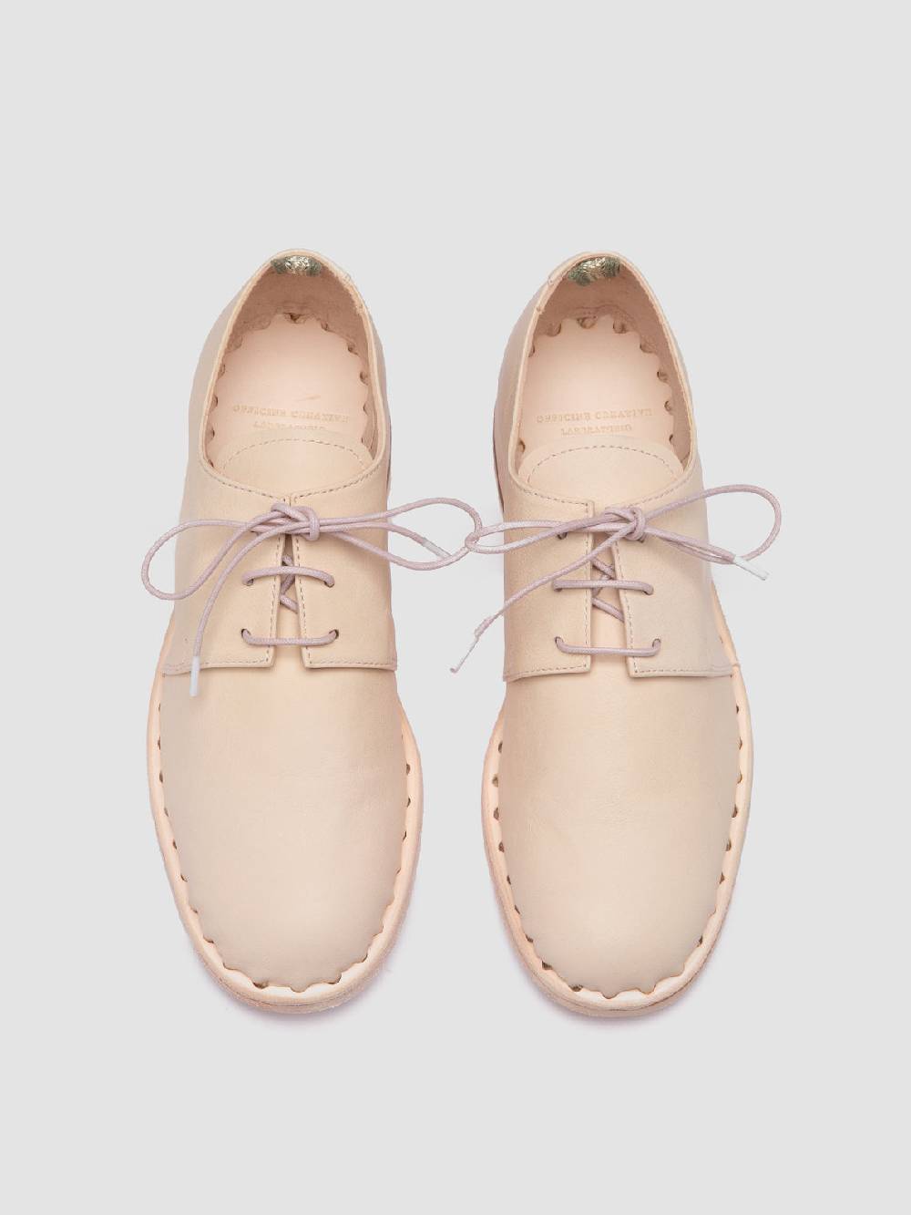 Officine Creative GRAPHITE 001 Derby In Pelle Rosa