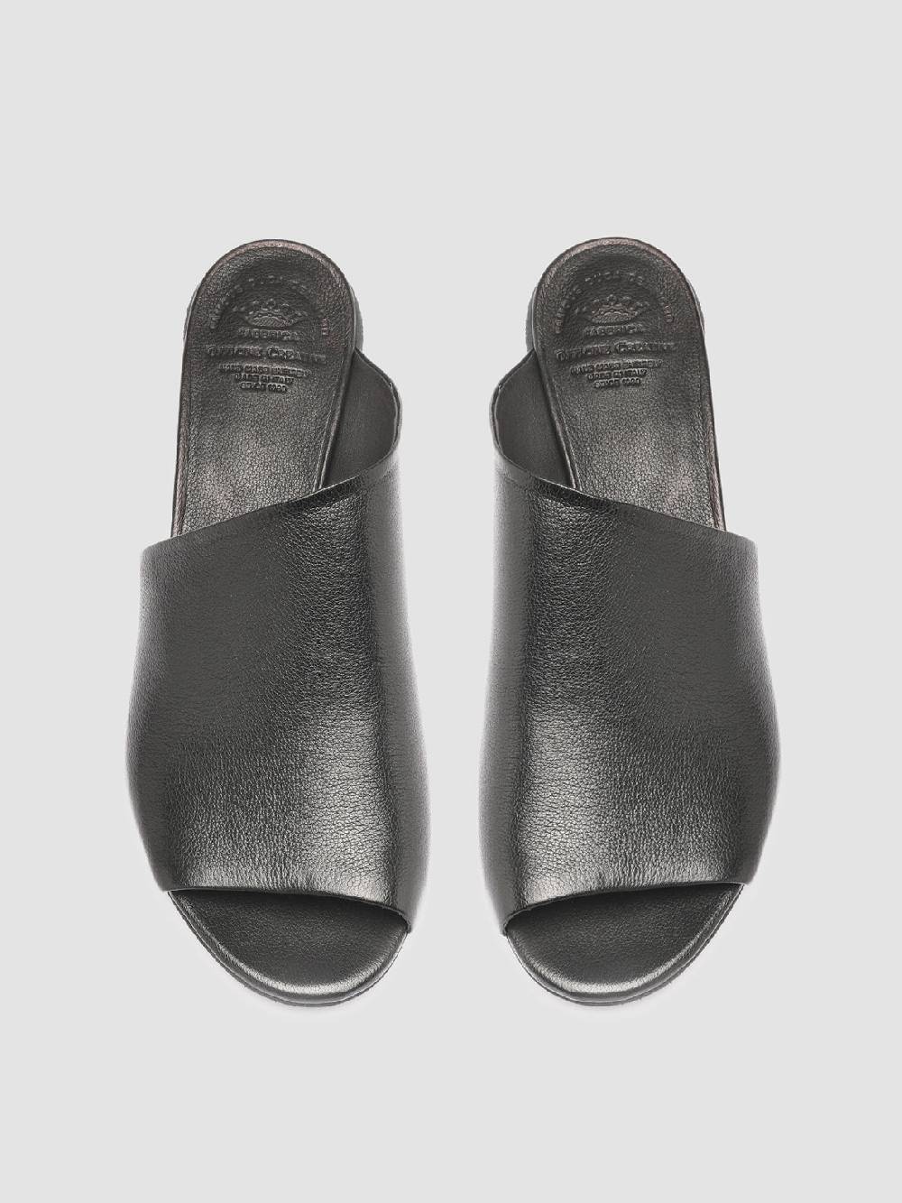 Officine Creative HELYETTE 016 Sabot In Pelle Nera