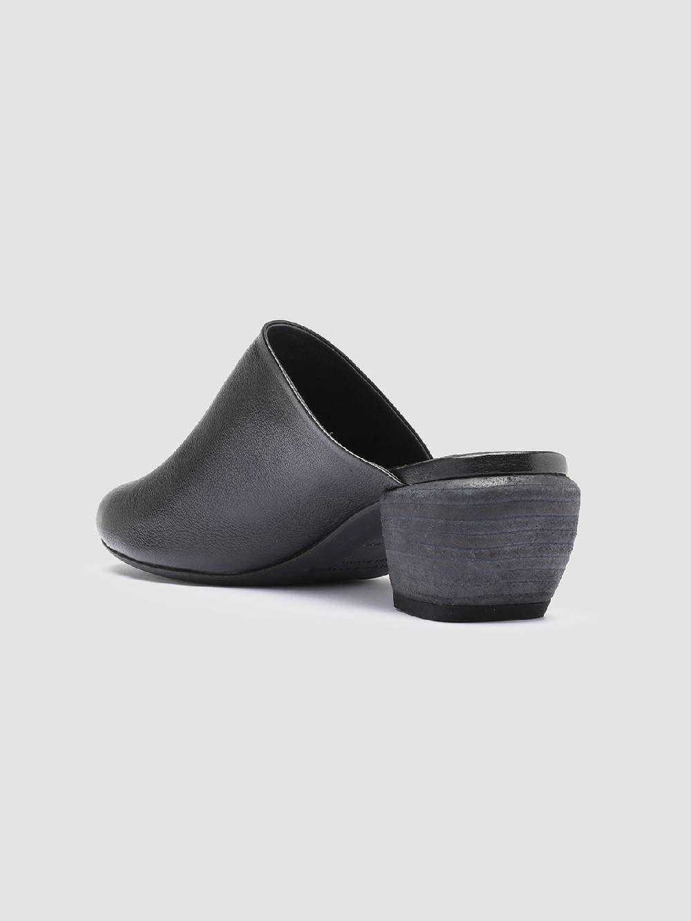 Officine Creative HELYETTE 016 Sabot In Pelle Nera