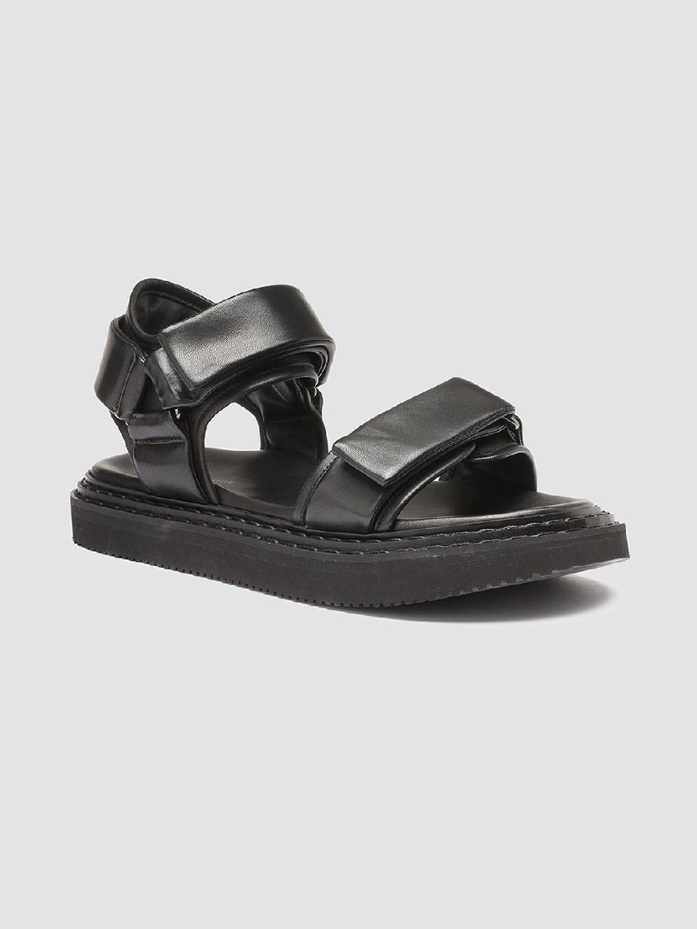 Officine Creative IOS 002 Sandali In Pelle Nera