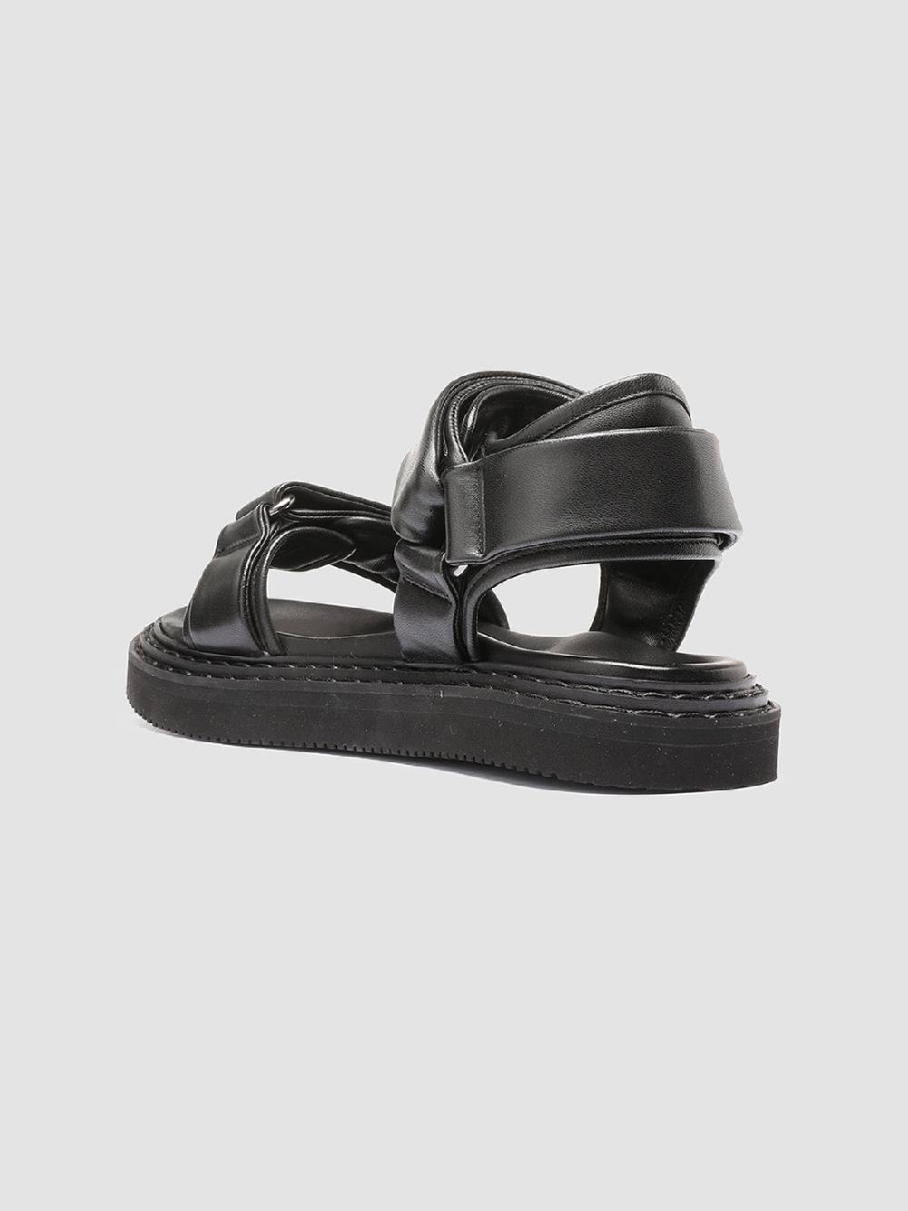 Officine Creative IOS 002 Sandali In Pelle Nera