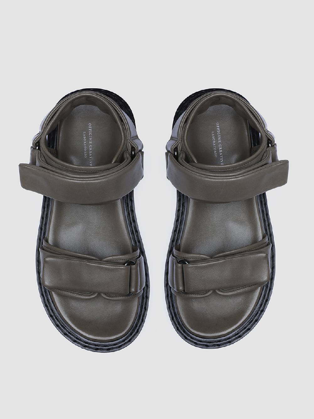 Officine Creative IOS 002 Sandali In Pelle Verde