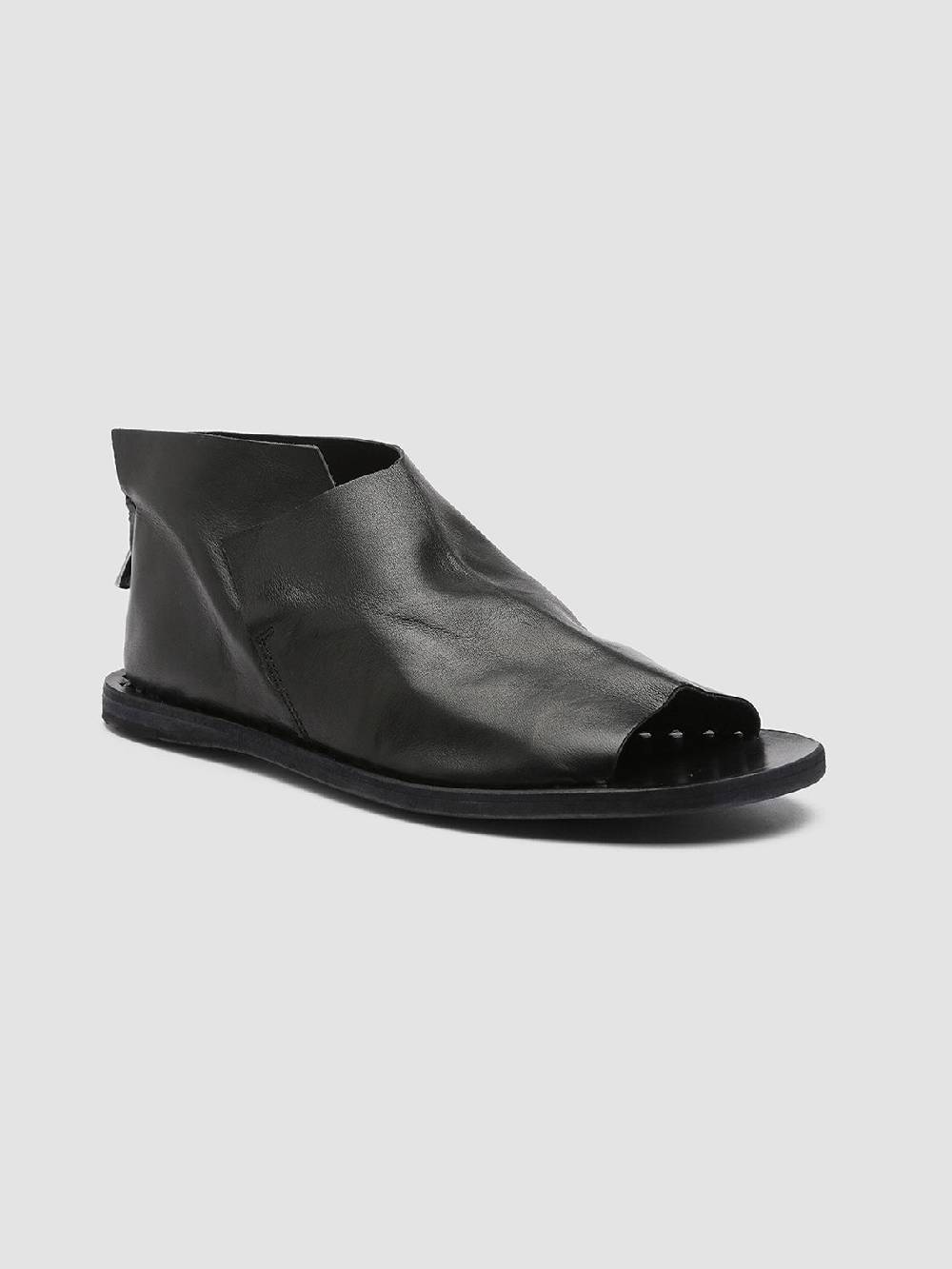 Officine Creative ITACA 005 Sandali In Pelle Nera
