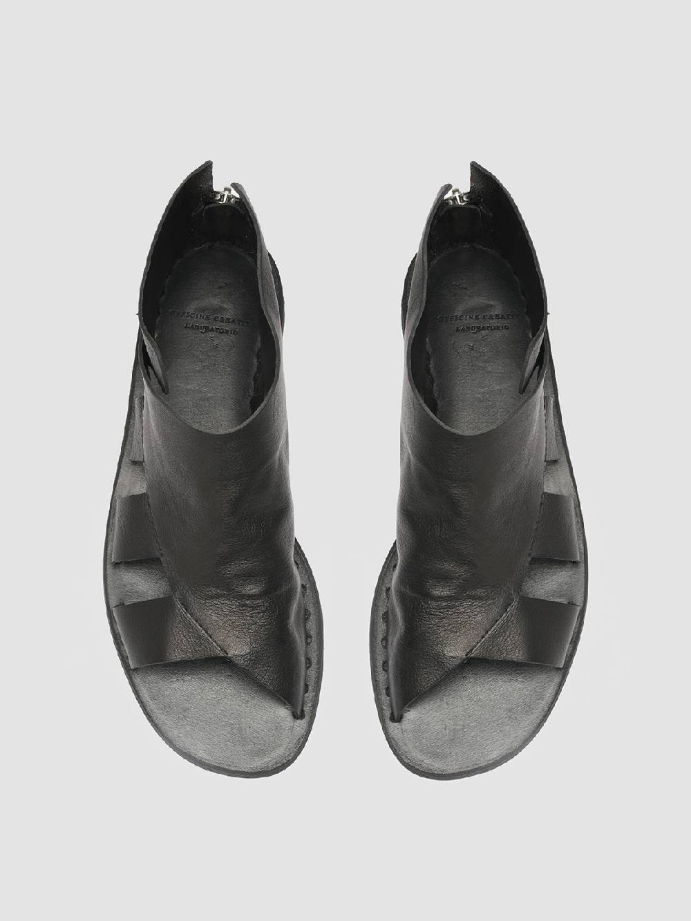 Officine Creative ITACA 032 Sandali In Pelle Nera