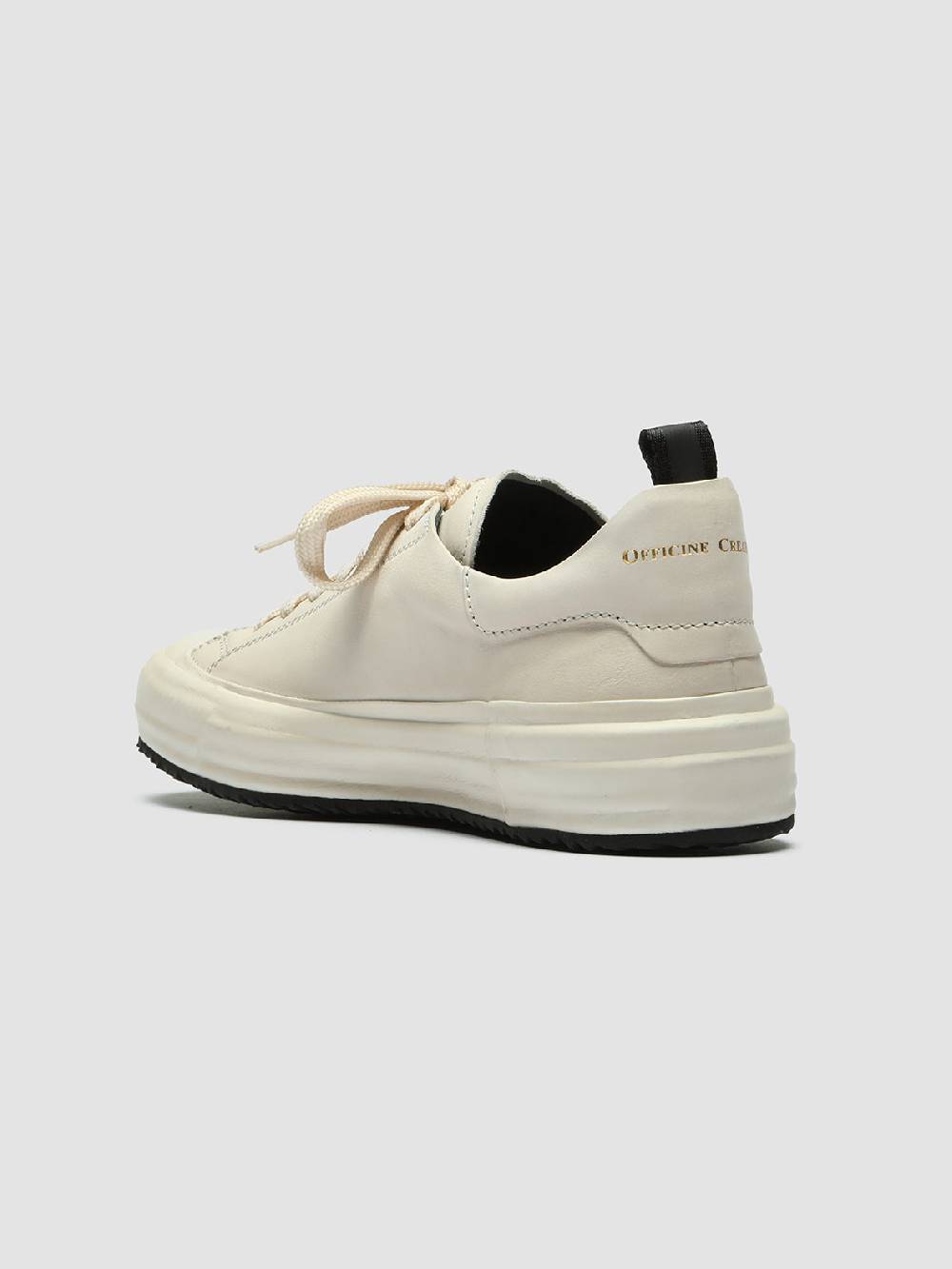 Officine Creative MES 105 Sneaker In Pelle Avorio