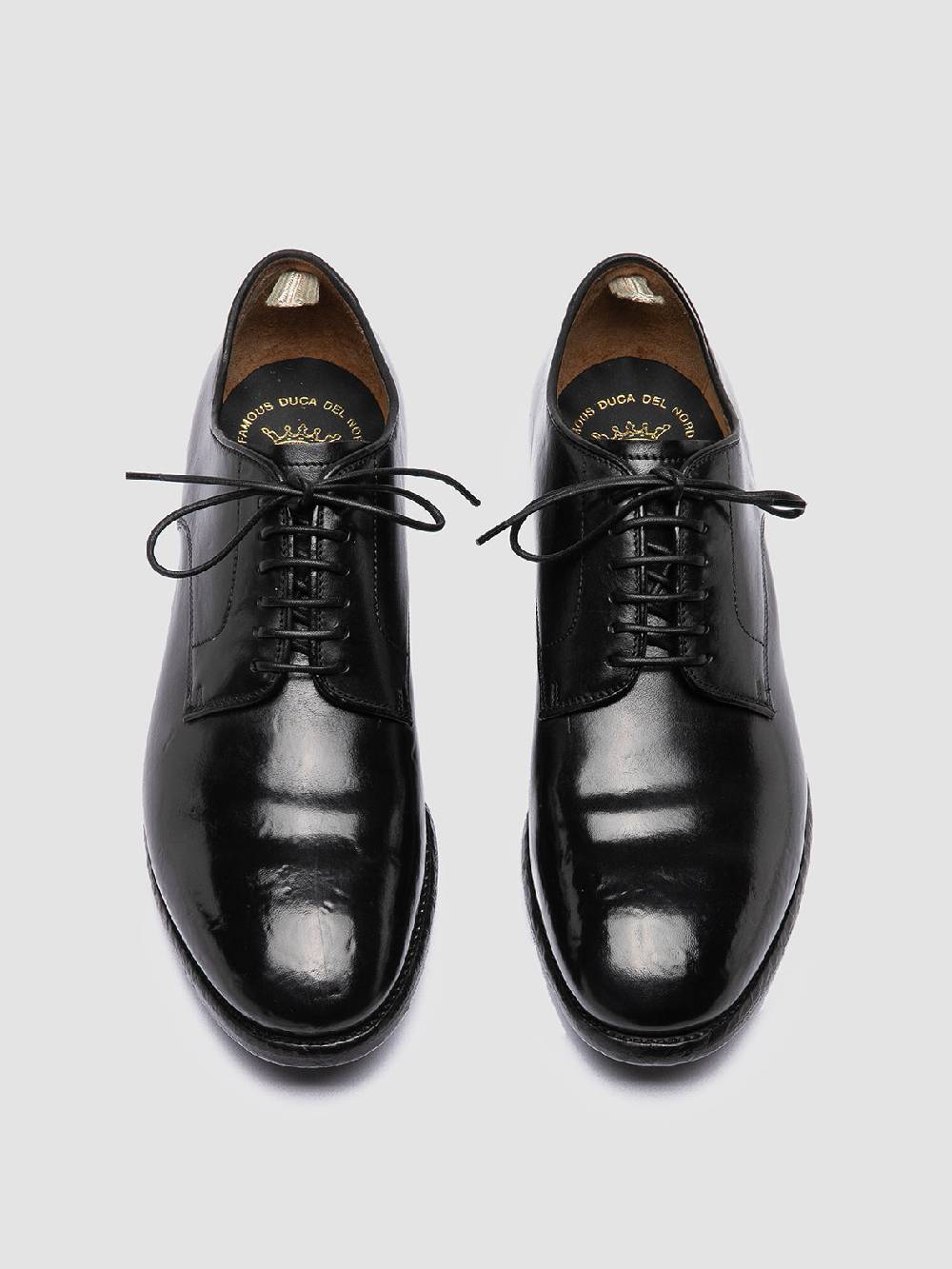 Officine Creative PRINCE 606 Derby In Pelle Nera