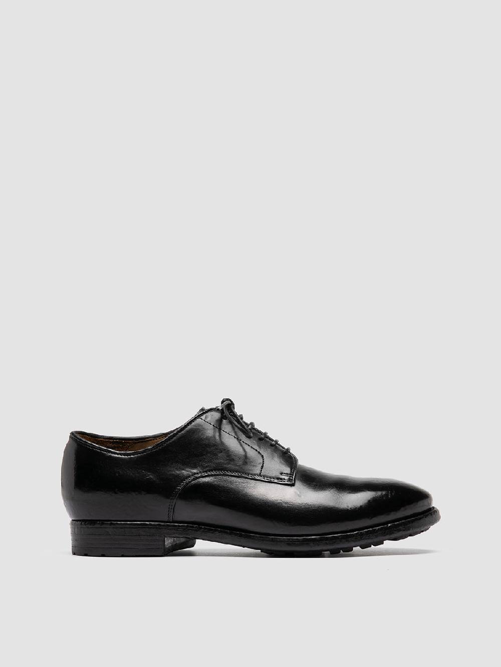 Officine Creative PRINCE 606 Derby in Pelle Nera