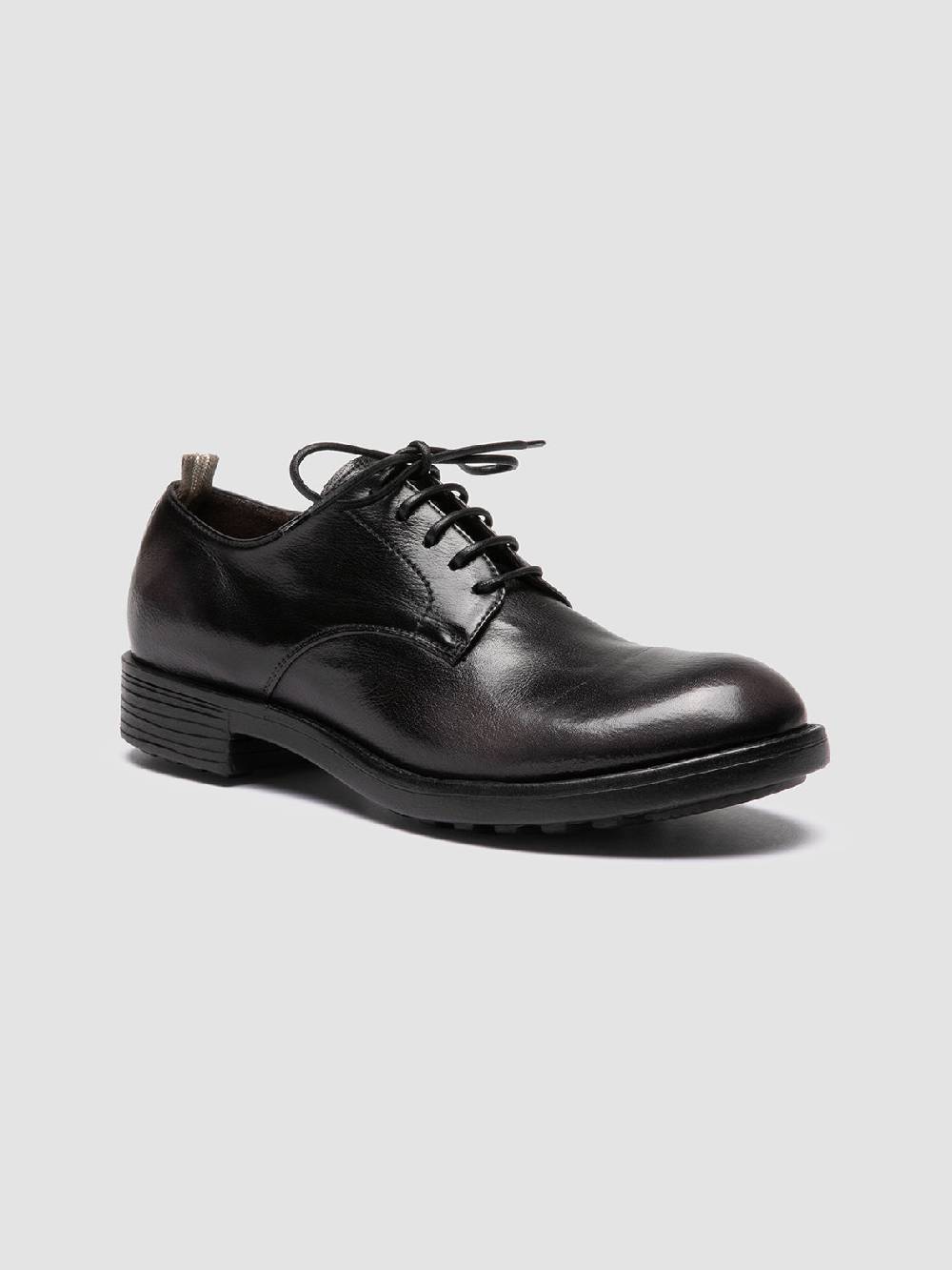 Officine Creative SERGEANT 101 Derby In Pelle Nera