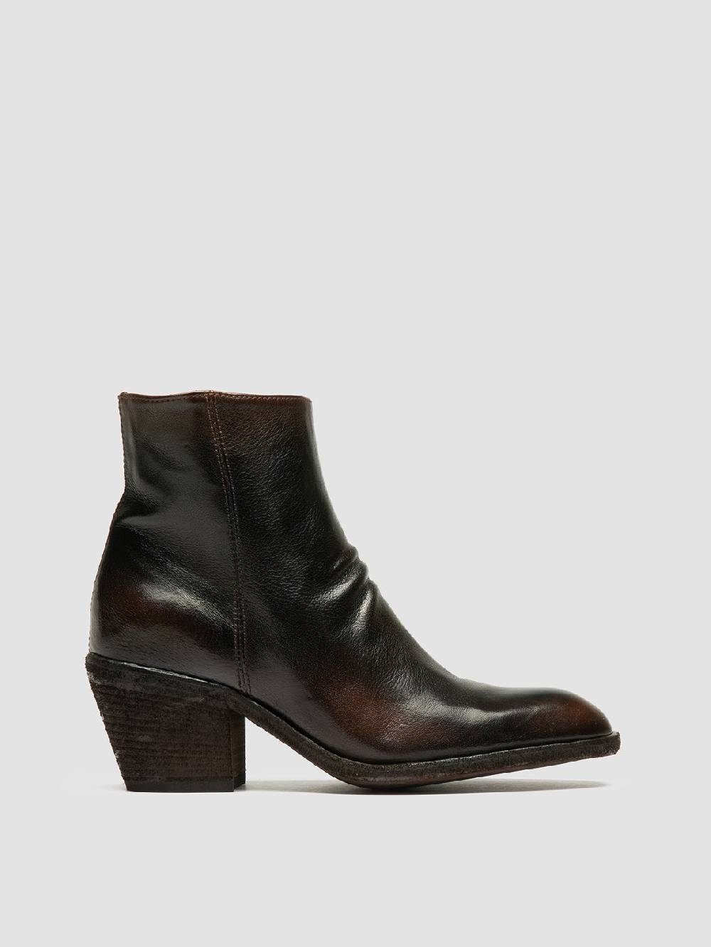 Officine Creative SYDNE 008 Brown Leather Boots