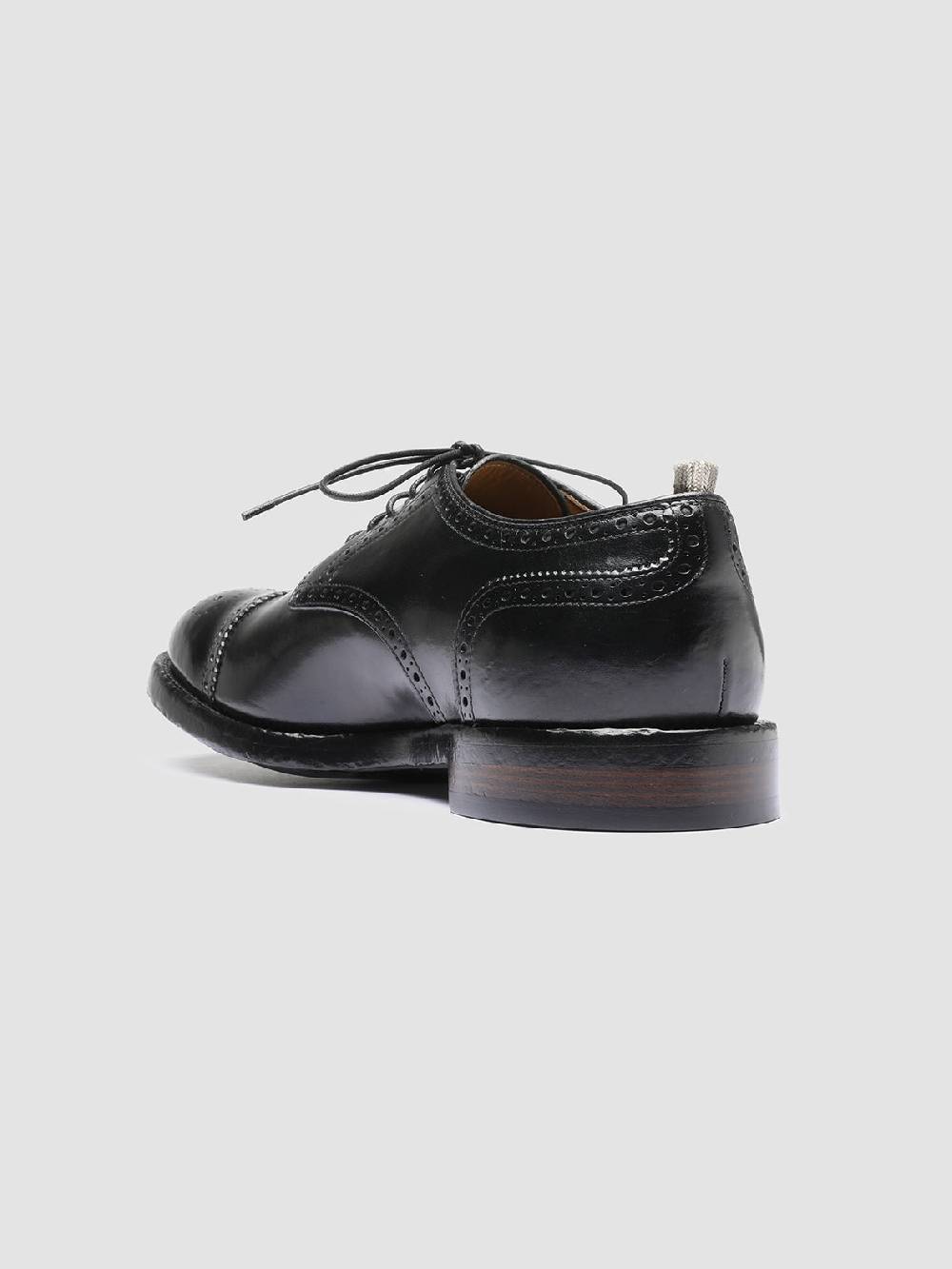 Officine Creative TEMPLE 003 Derby In Pelle Nera
