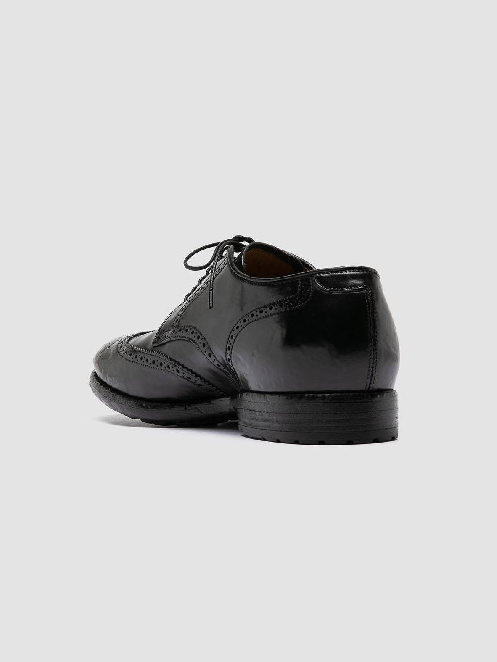 Officine Creative TEMPLE 609 Derby In Pelle Nera