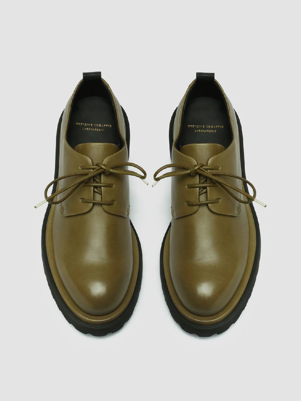 Officine Creative TONAL 100 Derby In Pelle Verde