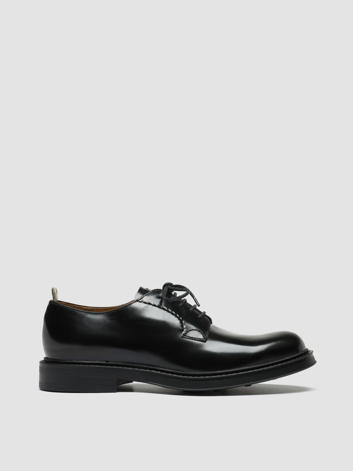Officine Creative UNIFORM 003 Derby in Pelle Nera