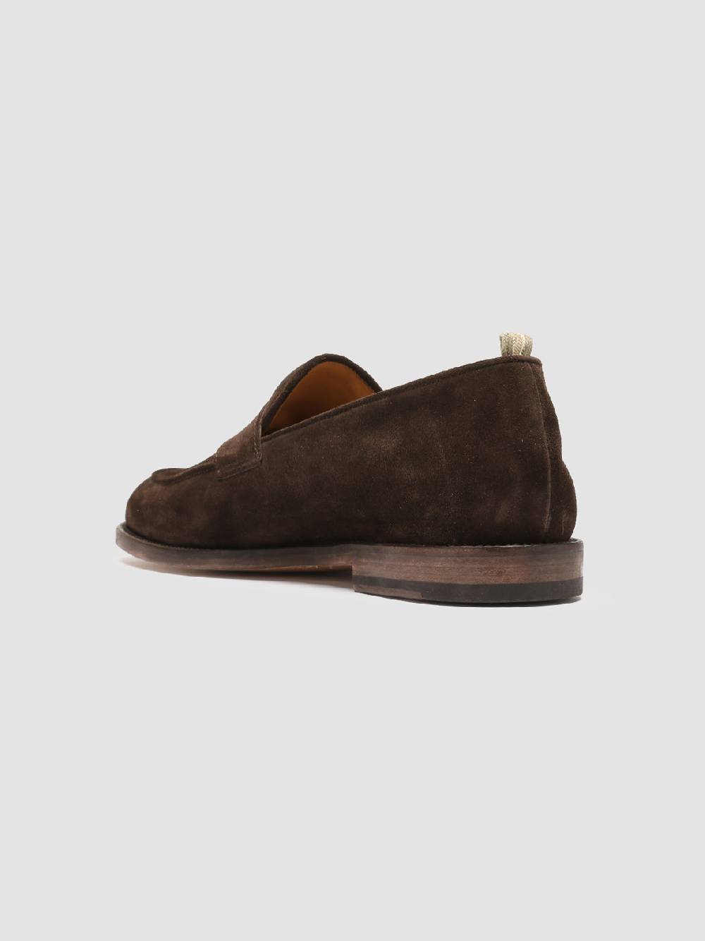 Officine Creative OPERA 001 Mocassini Penny Loafer In Pelle Scamosciata Marrone