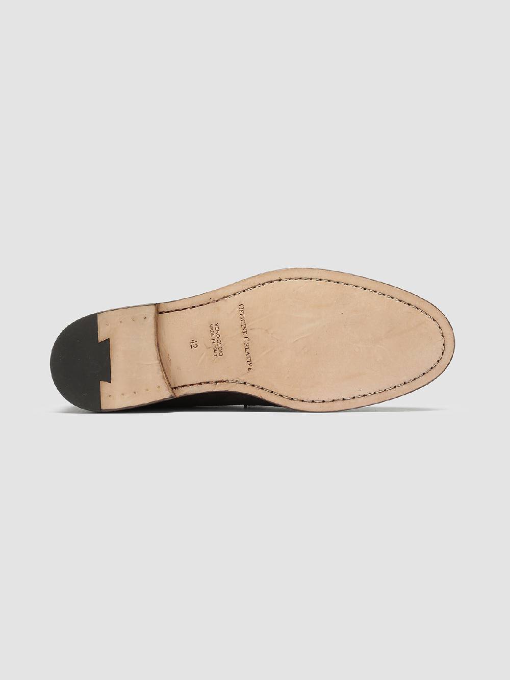 Officine Creative OPERA 001 Mocassini Penny Loafer In Pelle Scamosciata Marrone