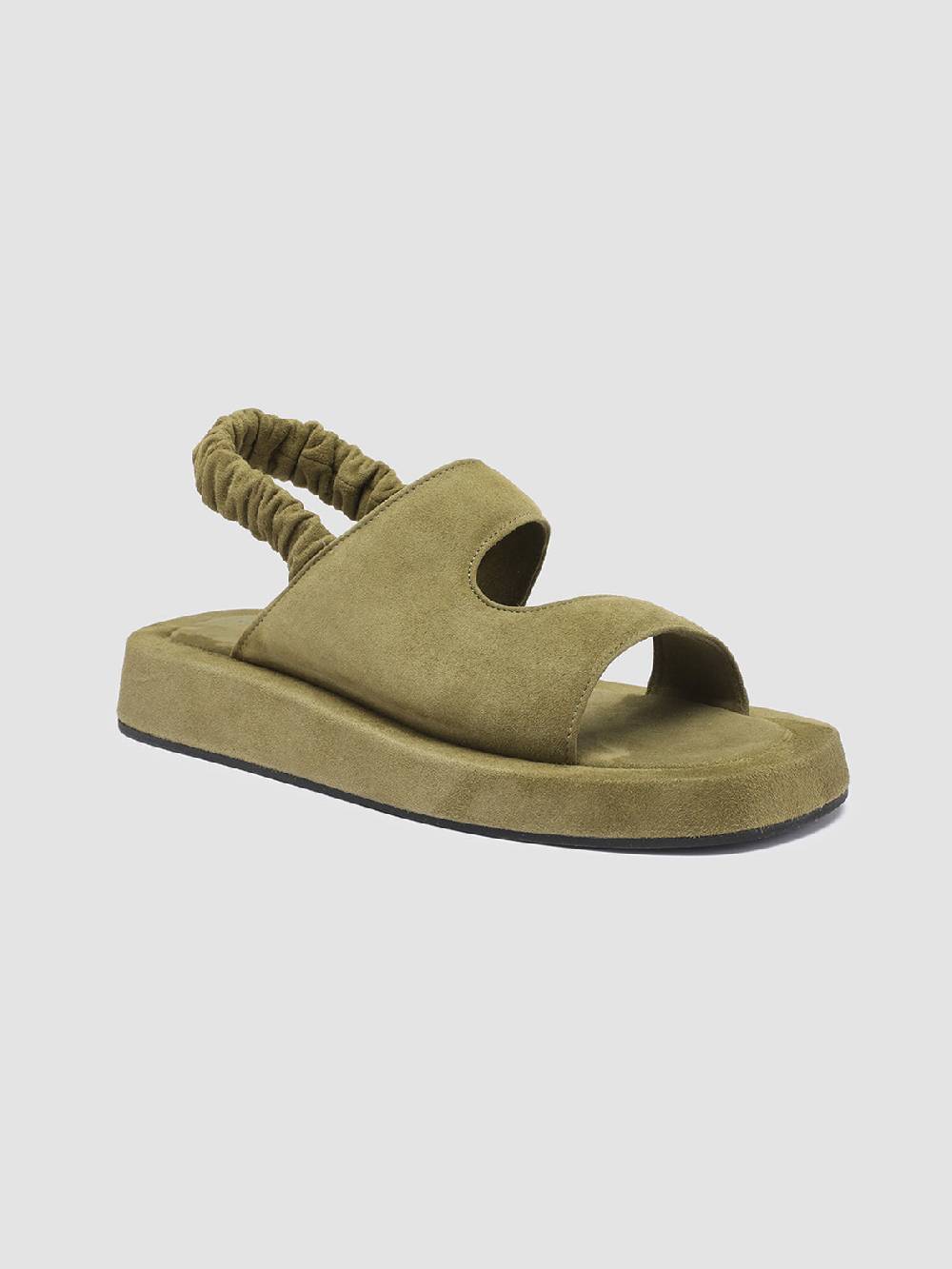 Officine Creative PATTY 005 Sandali In Pelle Scamosciata Verde