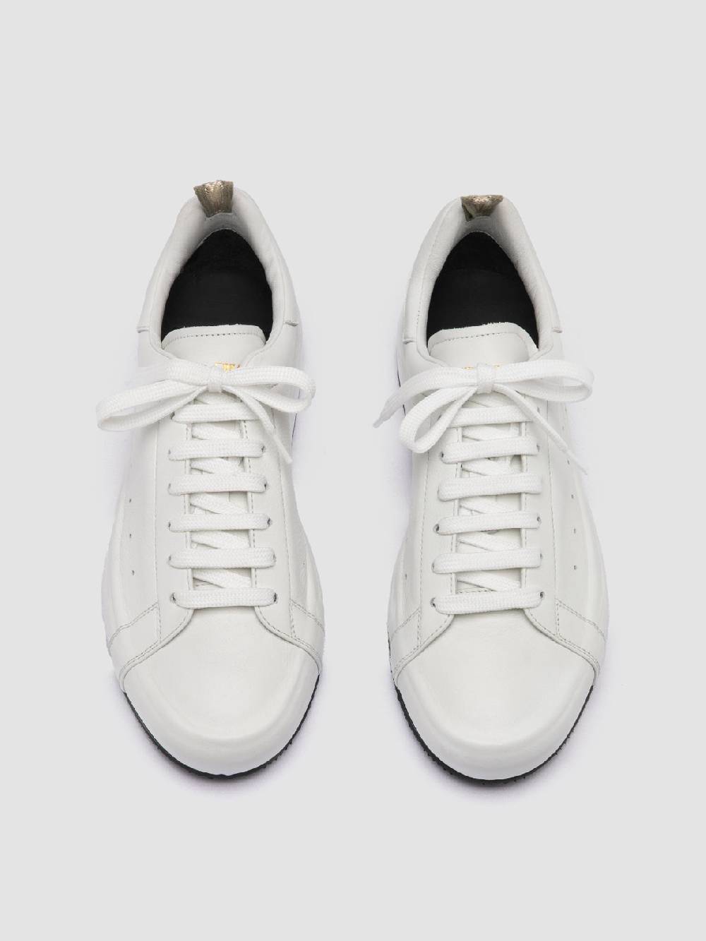 Officine Creative PRIMARY 101 Sneakers In Pelle Bianca