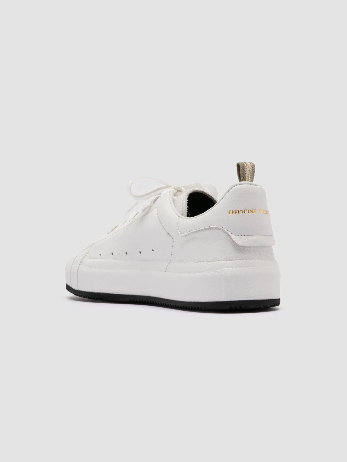 Officine Creative PRIMARY 101 Sneakers In Pelle Bianca
