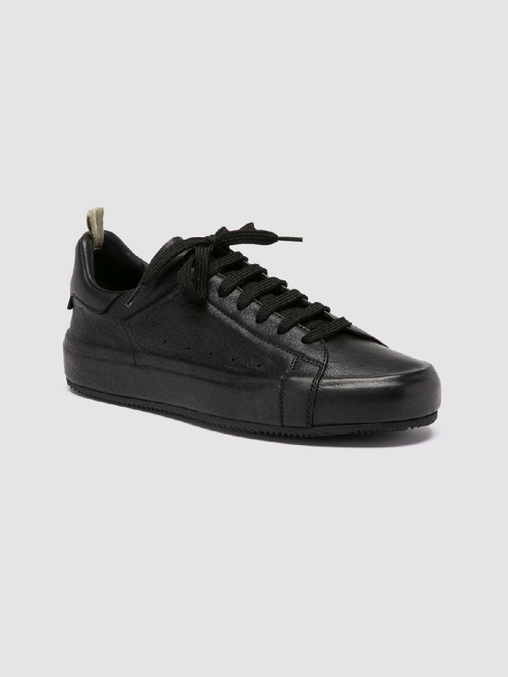 Officine Creative PRIMARY 101 Sneakers In Pelle Nera