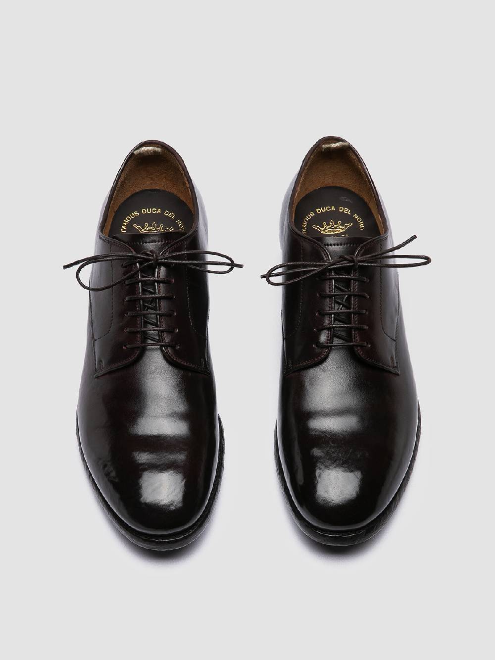 Officine Creative PRINCE 606 Derby In Pelle Marrone