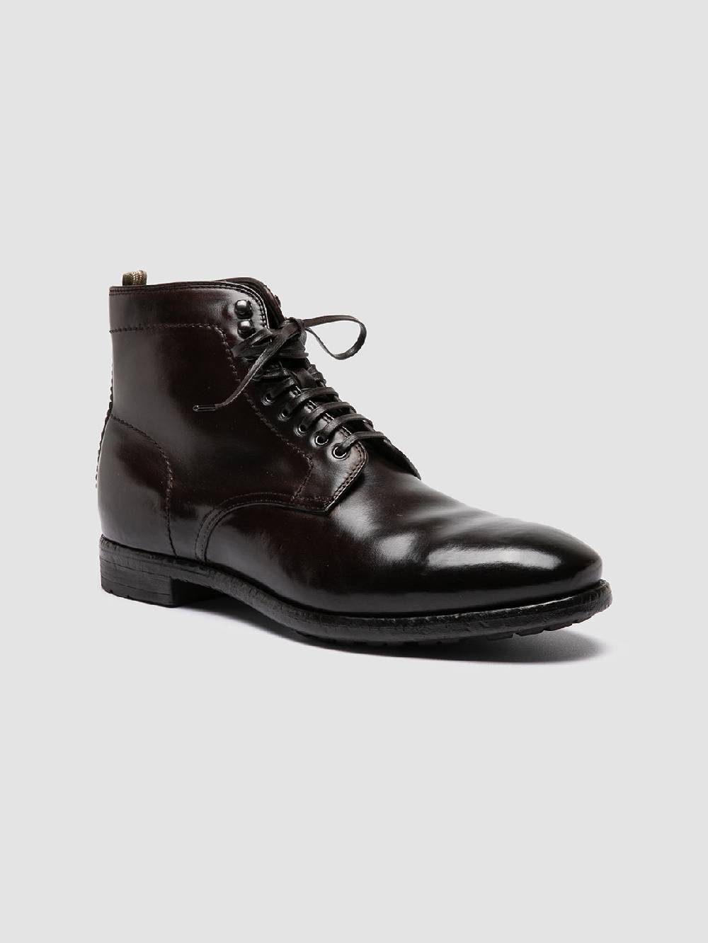 Officine Creative PRINCE 610 Stivaletti In Pelle Marrone