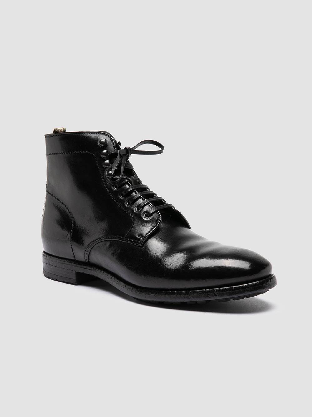Officine Creative PRINCE 610 Stivaletti In Pelle Nera