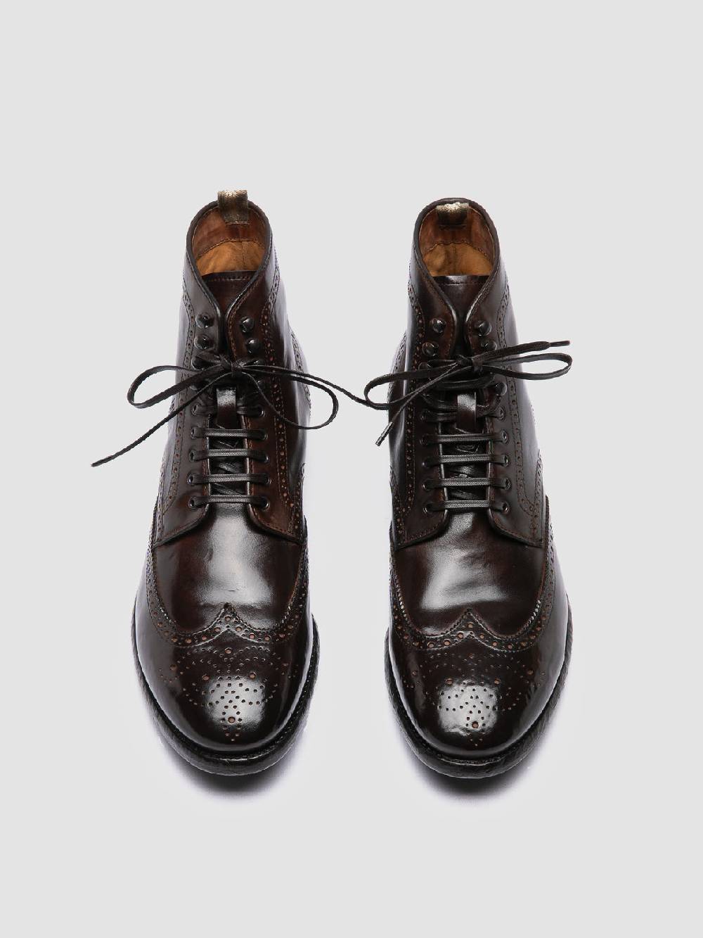 Officine Creative PRINCE 612 Stivaletti In Pelle Marrone