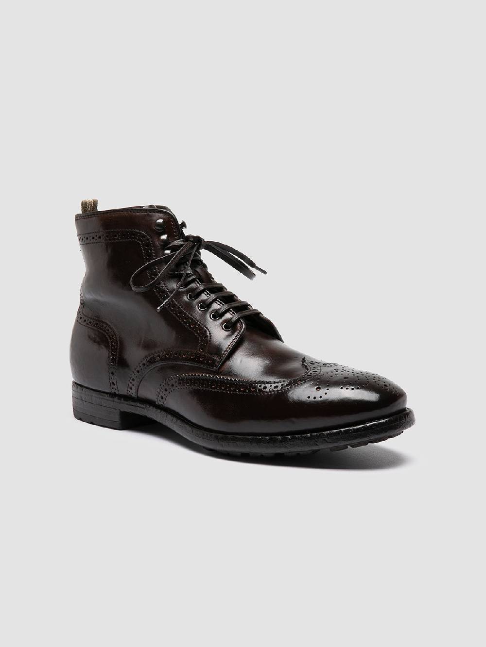 Officine Creative PRINCE 612 Stivaletti In Pelle Marrone