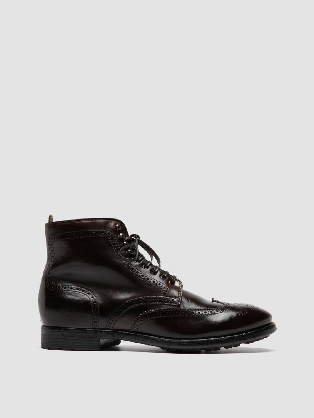 Officine Creative PRINCE 612 Stivaletti in Pelle Marrone