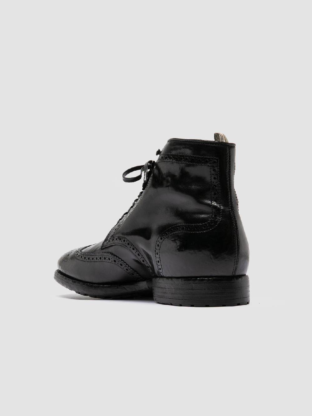 Officine Creative PRINCE 612 Stivaletti In Pelle Nera