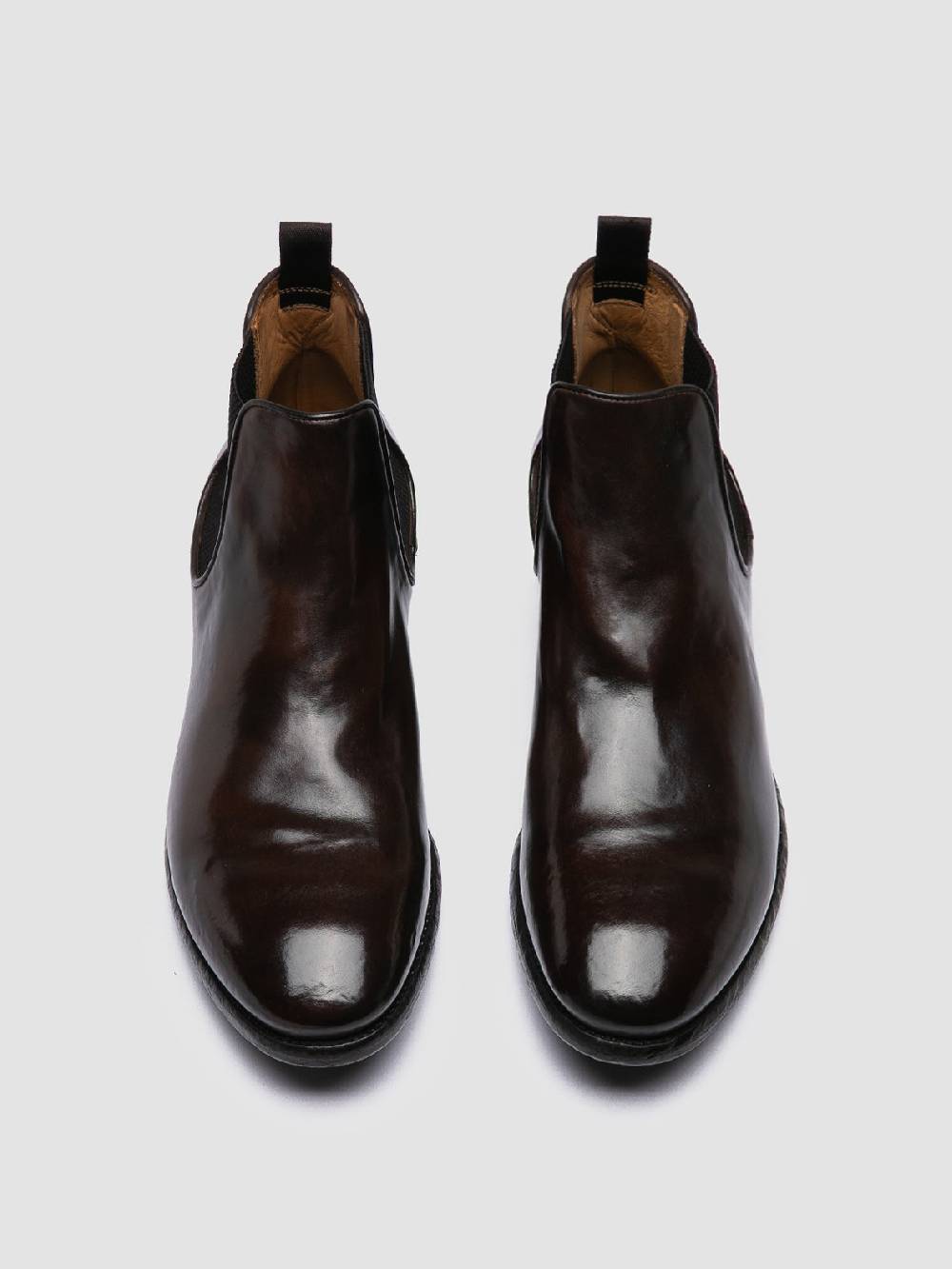 Officine Creative PRINCE 617 Stivaletti Chelsea In Pelle Marrone