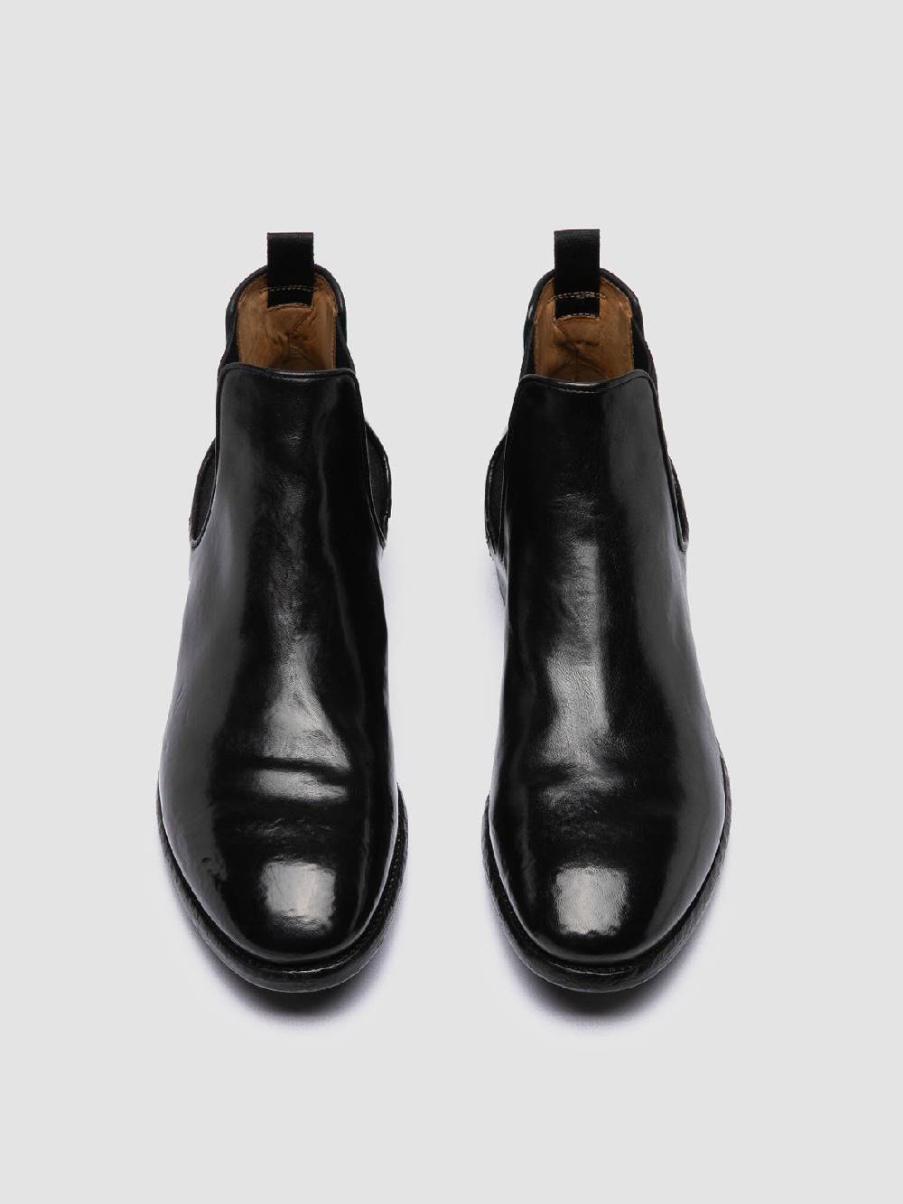 Officine Creative PRINCE 617 Stivaletti Chelsea In Pelle Nera