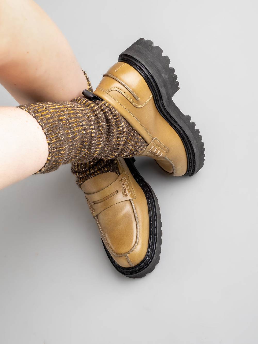 Officine Creative PROVENCE 023 Mocassini In Pelle Verde