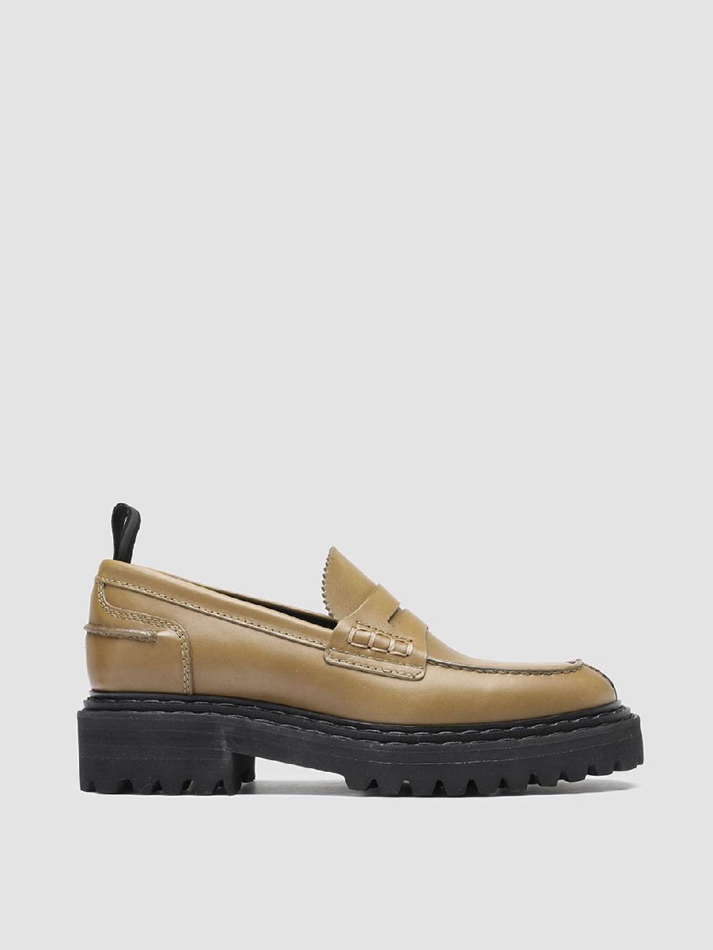 Officine Creative PROVENCE 023 Mocassini in Pelle Verde