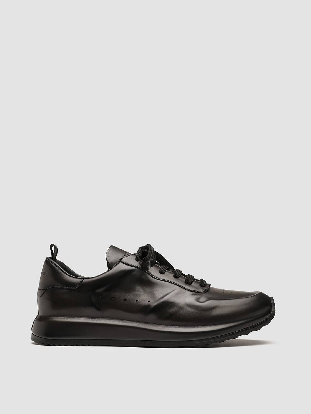 Officine Creative RACE LUX 003 Sneakers in Pelle aerografata Grigia