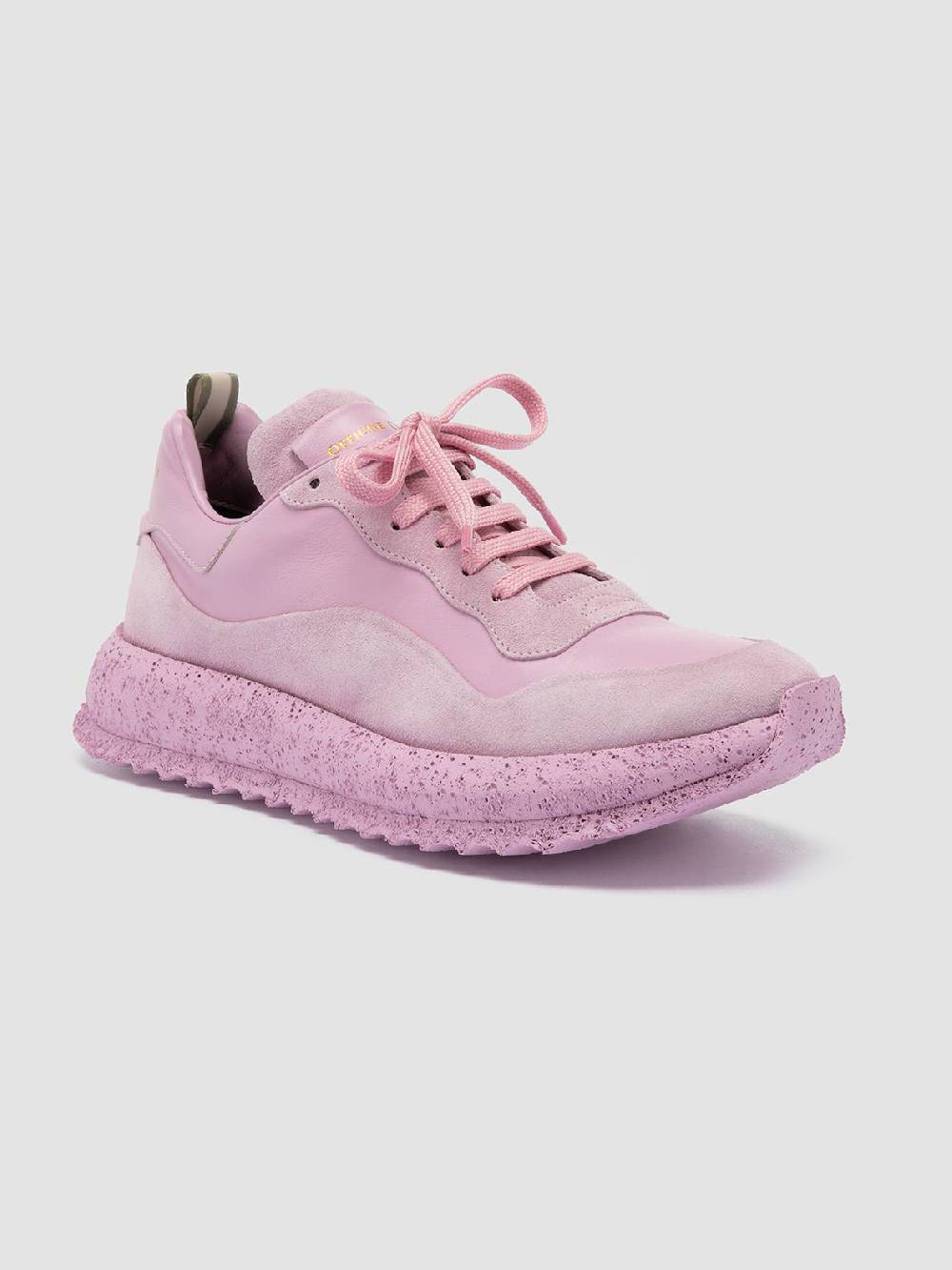 Officine Creative RACE RUBREX 101 Sneakers Basse In Pelle E Camoscio Rosa