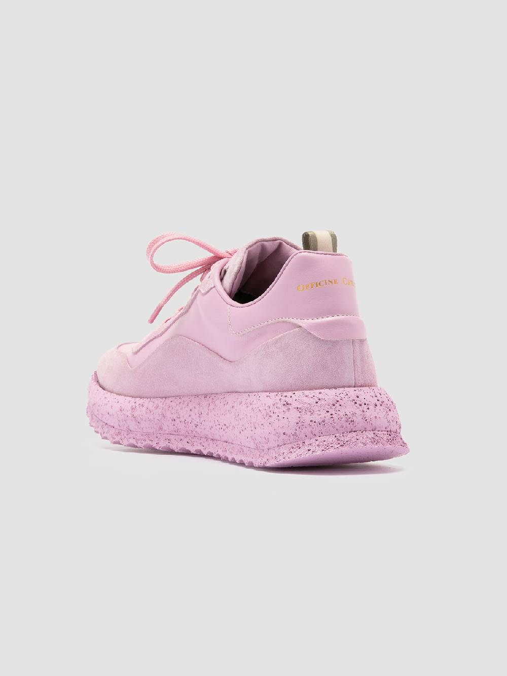Officine Creative RACE RUBREX 101 Sneakers Basse In Pelle E Camoscio Rosa