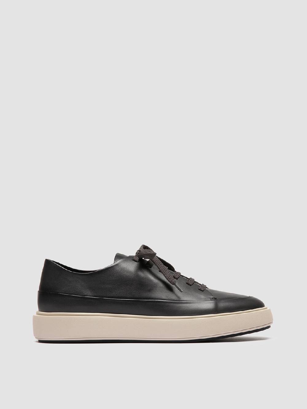 Officine Creative RELEASE 001 Sneaker Basse in Pelle Grigia