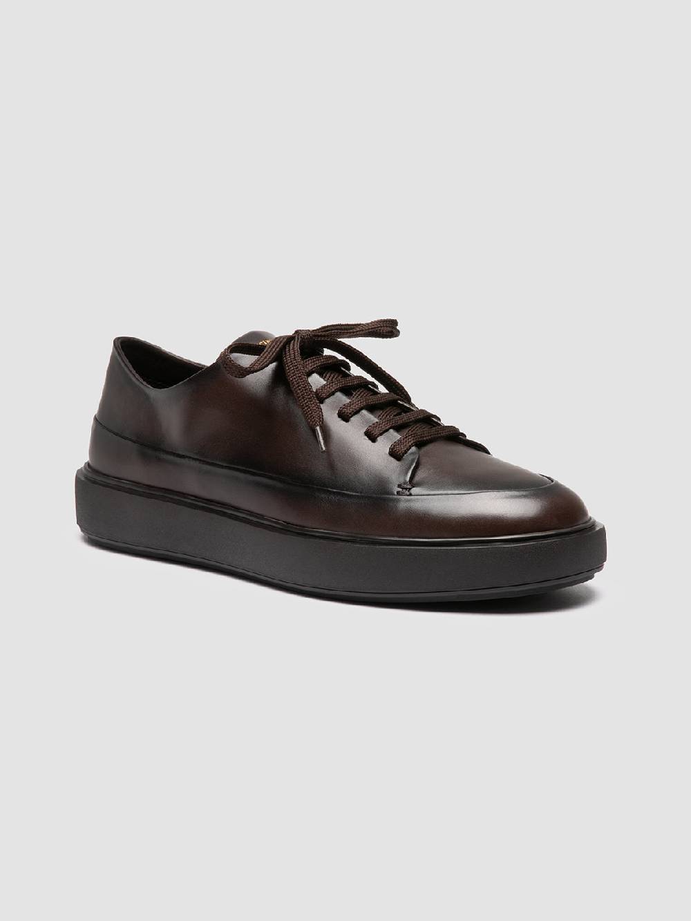 Officine Creative RELEASE 001 Sneaker Basse In Pelle Marrone