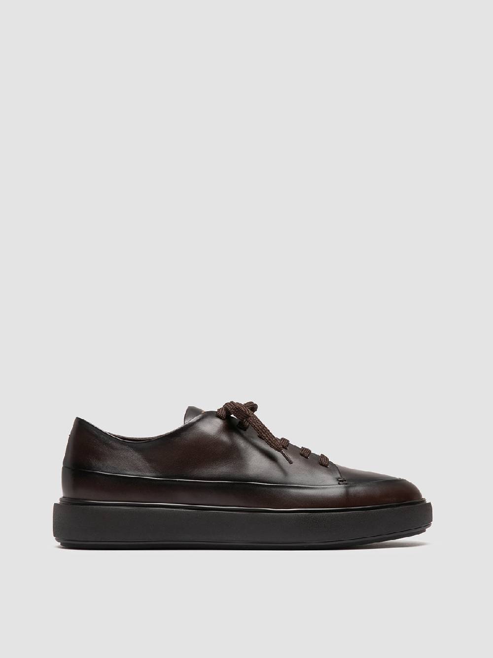 Officine Creative RELEASE 001 Sneaker Basse in Pelle Marrone