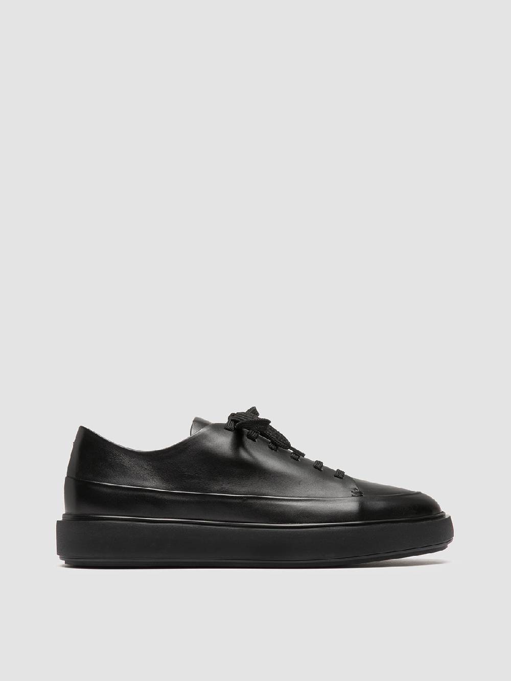 Officine Creative RELEASE 001 Sneaker Basse in Pelle Nera